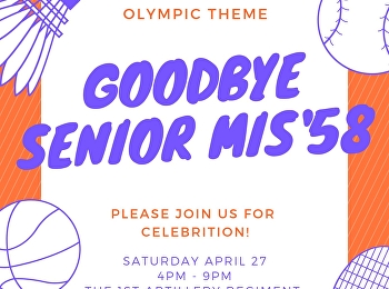 เรียนเชิญเข้าร่วมงาน Goodbye Senior
MIS'58